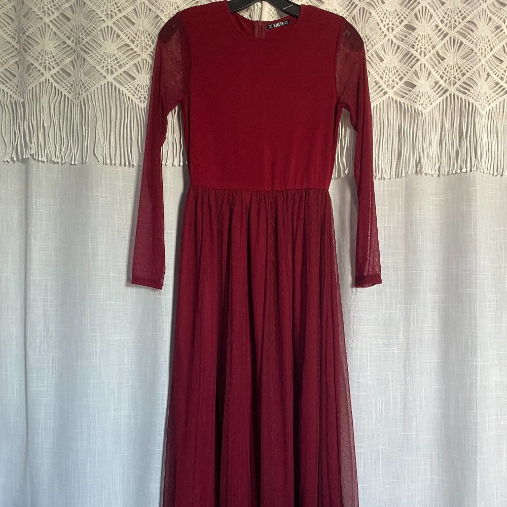 Burgundy Maxi Dress